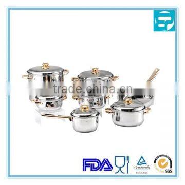 13Pcs Stainless Steel korea marble cookware