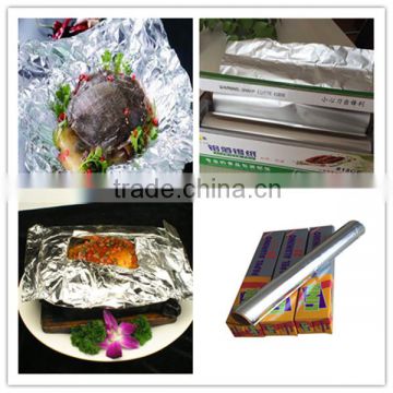 Roll Type aluminium wrapping foil house hold aluminum foil