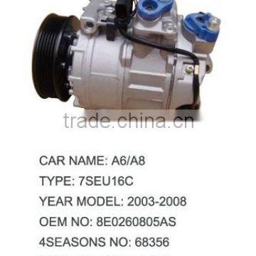 A/C Compressor For AUDI A6/A8 8E0260805AS