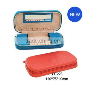 CL-225 cute design and portable leather jewelry box