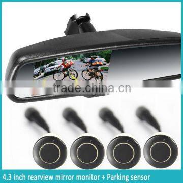 AK2043LAP4 BiBi sound radar detector auto dimming and display reverse germid rearview mirror