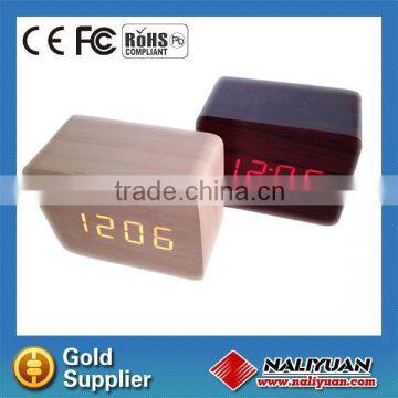 New design desktop wooden alarm clock antique wooden alarm clocks