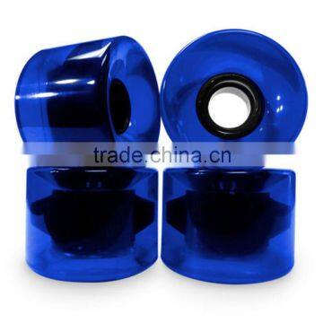 Wholesale Fashion Transparent Longboard Wheels 75x58mm photo-2
