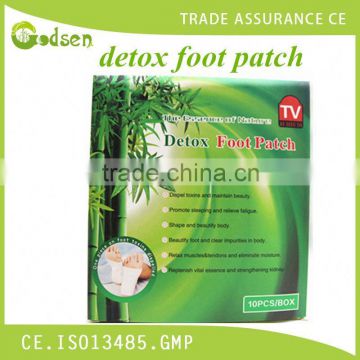 2016 Hot Selling Customize Foot Detox Patches Improve Sleep Slimming Foot pads