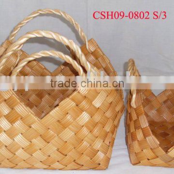 new style of willow handbag basket