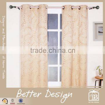 1PC JACQUARD BLACKOUT NEW CURTAINS STYLE FOR 2016 AND CURTAINS DESIGN FOR SALON WITH GROMMETS