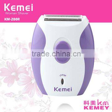 2015 hotsale rechargeable lady shaver epilator with non-slip design