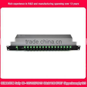 16 channels, 1RU Rack Mount, Duplex, CWDM Mux & Demux 100G 200G dwdm OEM factory