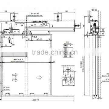Lift Different Lock Automatic Concealed Elevator Heavy Duty Door Closer photo-2