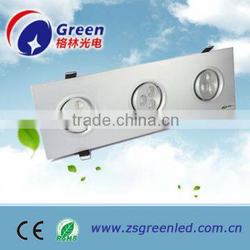 2014 New 3*7 led ceilinglight / 3*7W Aluminium IP33 LED Grille Light/indoor ceilinglight