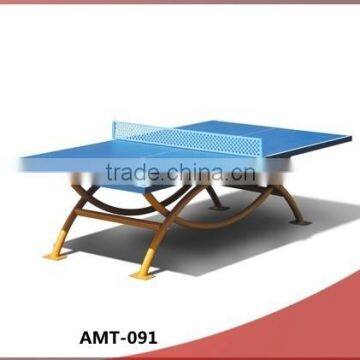 New design 2015 half moon shape tables tennis table