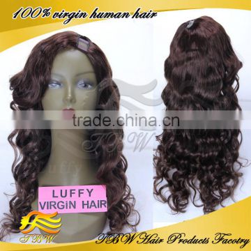 Trustful Wholesale From China Human Hair U Part Wig Brazilian Hair Wig