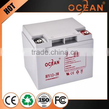 Soft pack promotion factory wholesale price 12V 38ah 12v VRLA battery