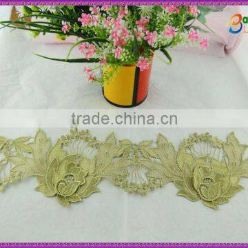 China manufacturer High quality Embroidered Chemical crocheted trimmings for garment