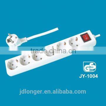 Electric socket with plug 6way hot