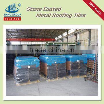 stone chips coated steel tile /guangzhou building material /metal roofing price