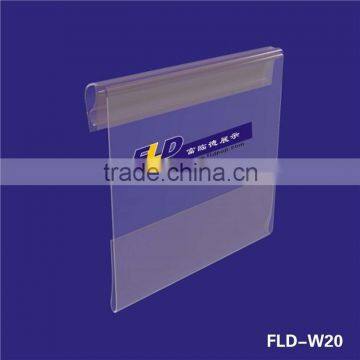 FLD-W20 flexible Custom design supermarket store shelf talker