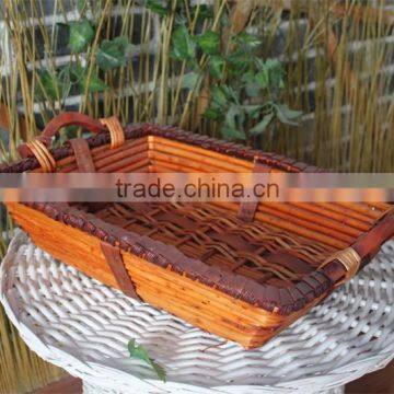 high qulity stock wicker tray