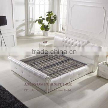 Furniture Baroque Bedroom Bed Wooden Furniture Design photo-4