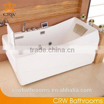 CRW CZI078 2 Sided Skirt Bathtub Large Plastic Bath Tubs for Adults