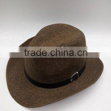 Cowboy Style !!! 6 Colors 2015 New Fashion Summer Autumn Spring Sun Hat Cowboy Hat Men and Women Outdoor Caps Straw Cowboy Hat photo-4
