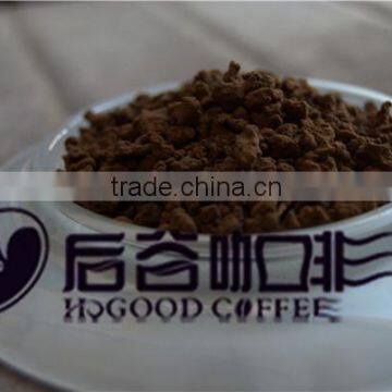 Agglomerated coffee in bulk