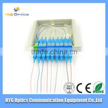 1x8 FBT splitter for FTTH net work solution 1x8 FBT splitter