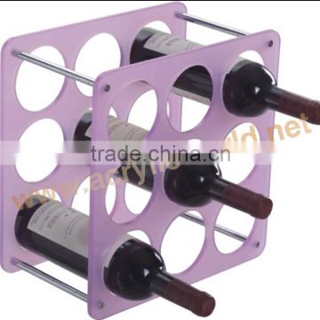 many styles acrylic wine rack /acrylic wine holder /wine bottle holder manufacture in guangzhou