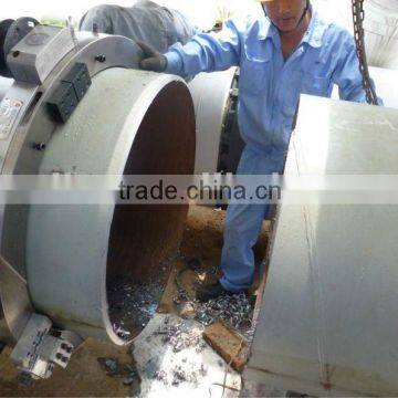 automatic pipe cutting and beveling machine