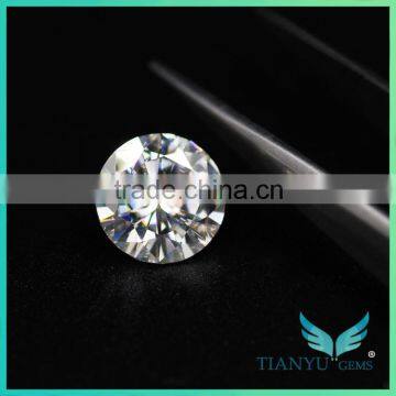 wholesale moissanite loose stones round cut 6.5mm forever one vvs eye clean lab grown diamonds h&a moissanite diamante