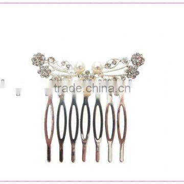 Hot sale!!! rhinestone butterfly bridal hair comb for wedding