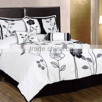 Bedsheets, bedding sets, Home Textiles,Printed bamboo sheet set,romatic bed sheet,MICRO FIBER SOLID EMBROIDERY BED SHEET SET