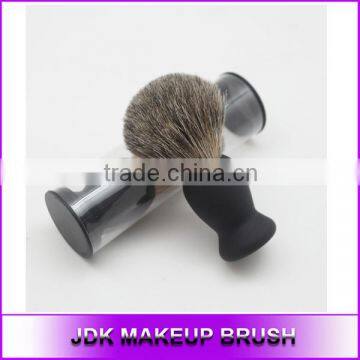 Hot sale Shaving brush fine badger Beard brush plastic tube box, Badger shaving brush custom
