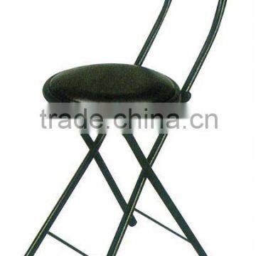 Simple PVC steel folding chair