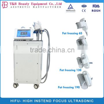 220 / 110V 4 Handles Cryolipolysis Lose Weight Body Slimming Machine