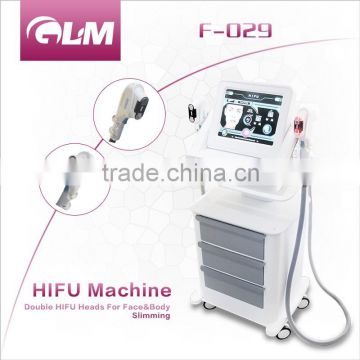 guangzhou manufacture hifu slimming device / face lifting hifu/hifu double