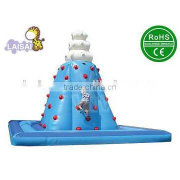 inflatable climbing wall with CE certificate with own factury for sale