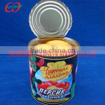 Canned fruit, Canned peaches manufacturer, canned yellow peach halves in syrup