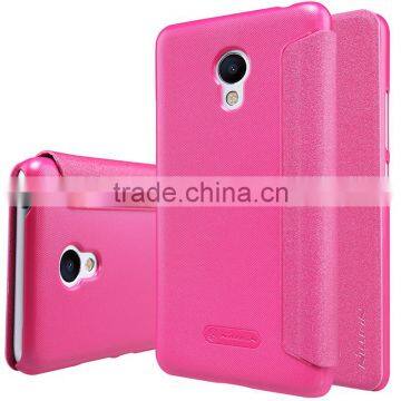 QUALITY FLIP LEATHER CASE FOR MEIZU M3S NILLKIN SPARKLE LEATHER CASE SANDSTONE TOUCHING LEATHER SMART VIEW CASE