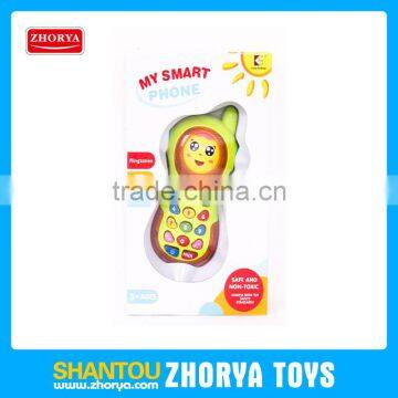 Crazy selling electronic toy mobile phone toy for kids light up cheap kids smart dialogue music mobile phone toys