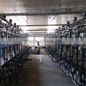 Milking Machine System with Automatic Cluster Remover