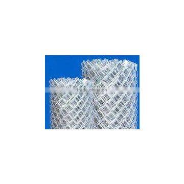 Galvanized chain link fence