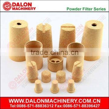 Bronze powder filter