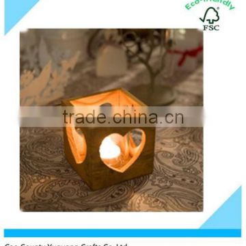 wooden candle lantern cheap wooden candle holder holiday tealight holder customized christmas gift