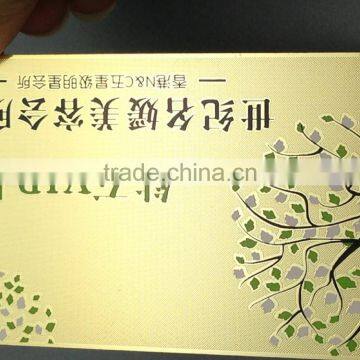 Engraved Printing Stainless Steel Metal Card With Top Quality photo-3