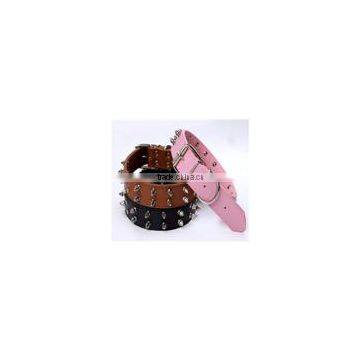 Real Leather Dog Collar With Spike photo-3