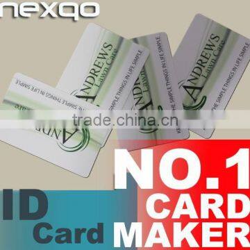 Plastic stuff id card for identification