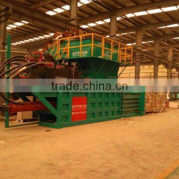 Horizontal Hydraulic Press Baler Waste Paper, Cardboard, PET Baling Machine With Conveyor photo-6