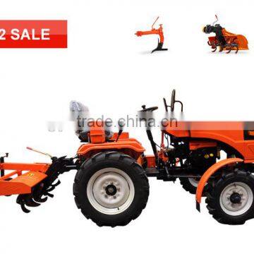 10hp,12hp,15hp 18hp,20hp Mini Tractor Garden Tractor With Rotary Tiller