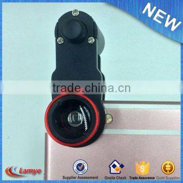 Wholesale Price High Quality 3 in 1 Camera Lens 180 Degree Fisheye Lens for All Smart Phone